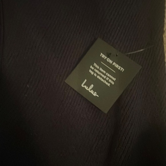 NEW Lulus Tea Reader Navy Blue Sweater Dress - Picture 5 of 6